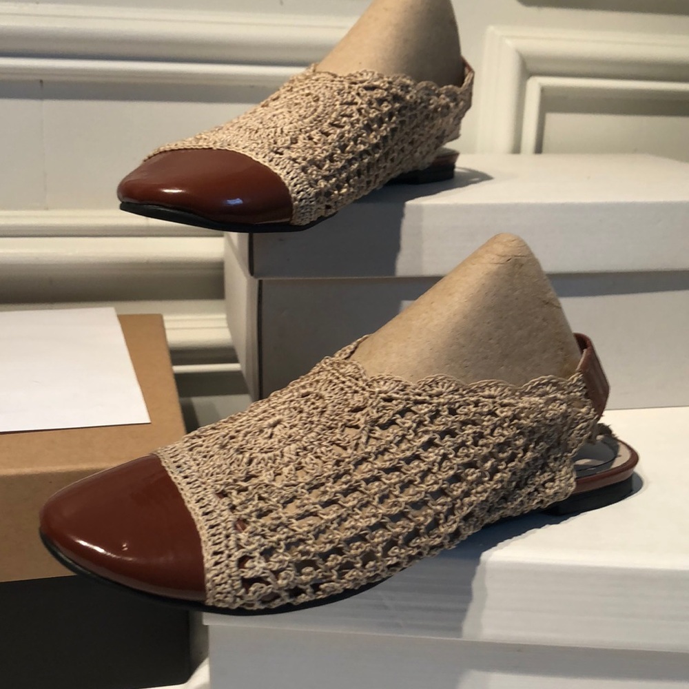 Macrame flats